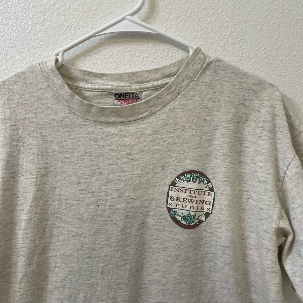 Institute for brewing reigns in the flavor Seattle 97 shirt gray vintage large - Picture 9 of 12